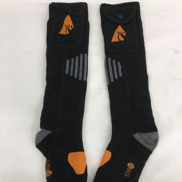 ACTION HEAT AA BATTERY PREMIUM WOOL BLEND SOCKS UNISEX S/M IOB - Picture 2 of 5